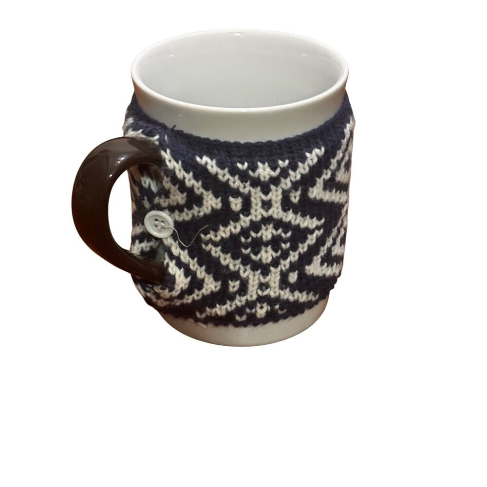 Threshold Stoneware Mug With Removable Knit Sweater Cozy
